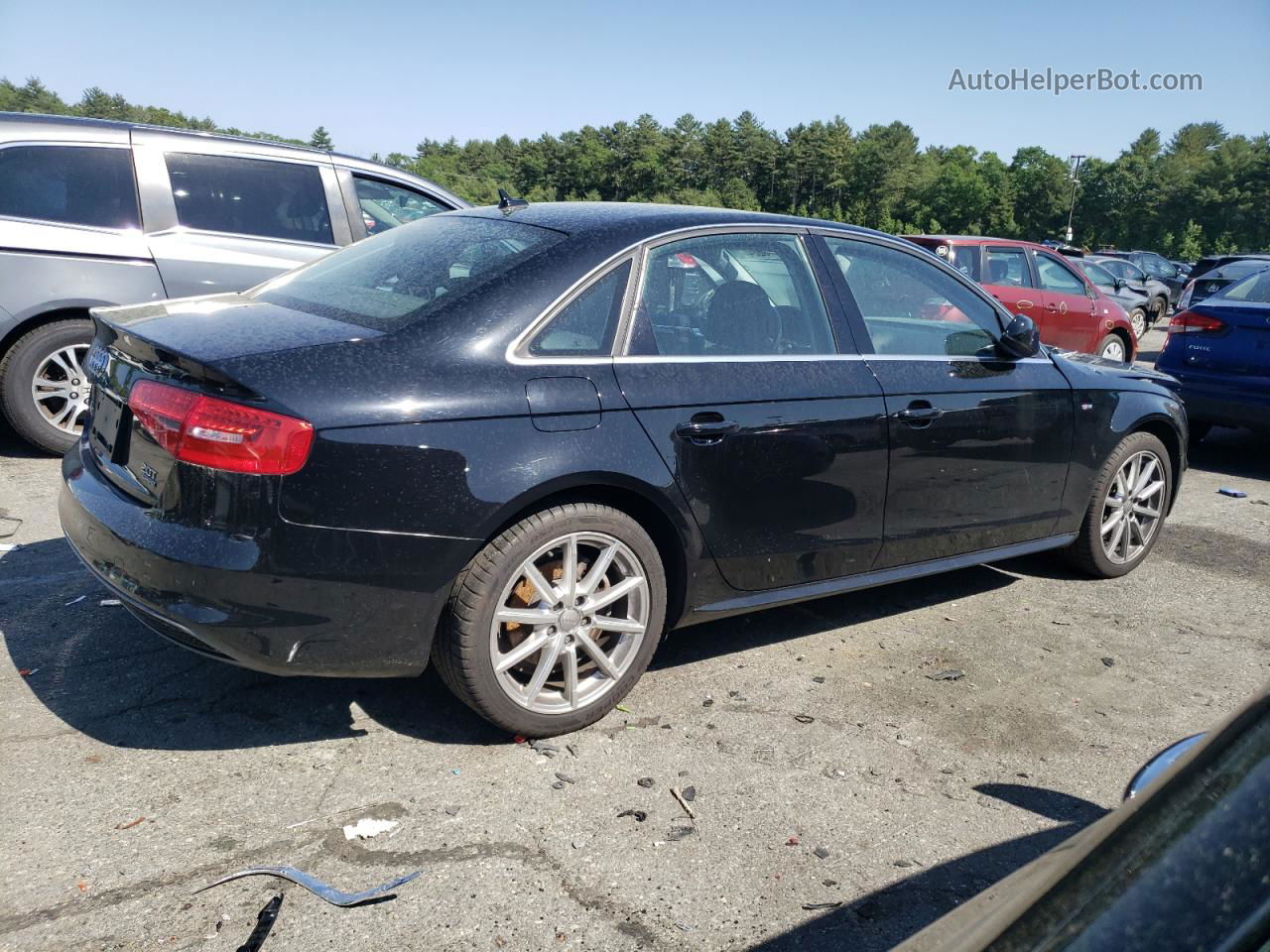 2016 Audi A4 Premium Plus S-line Black vin: WAUFFAFL0GN005595