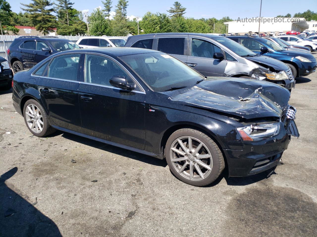 2016 Audi A4 Premium Plus S-line Black vin: WAUFFAFL0GN005595