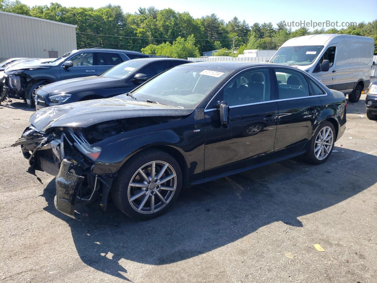 2016 Audi A4 Premium Plus S-line Black vin: WAUFFAFL0GN005595