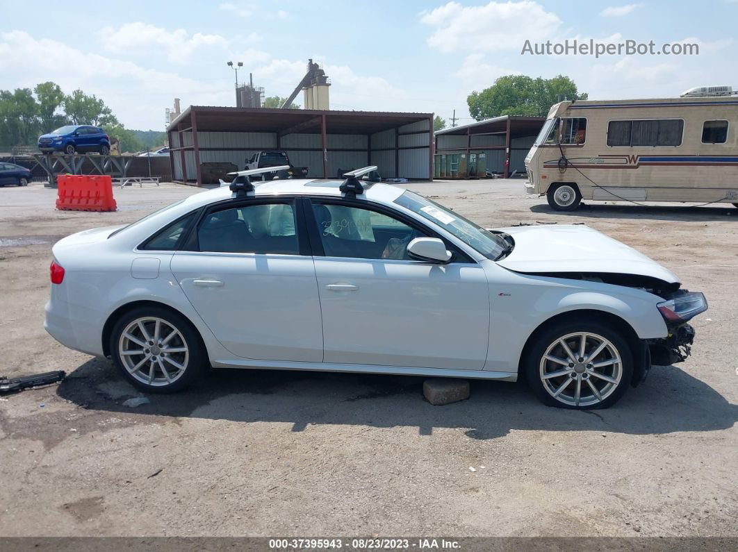 2016 Audi A4 Premium Plus White vin: WAUFFAFL0GN006763