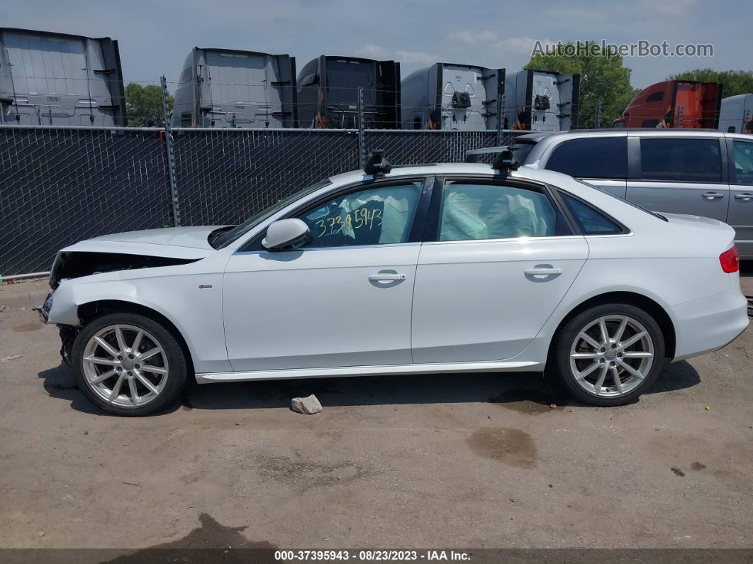 2016 Audi A4 Premium Plus White vin: WAUFFAFL0GN006763