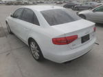 2013 Audi A4 Premium Plus White vin: WAUFFAFL1DA183454