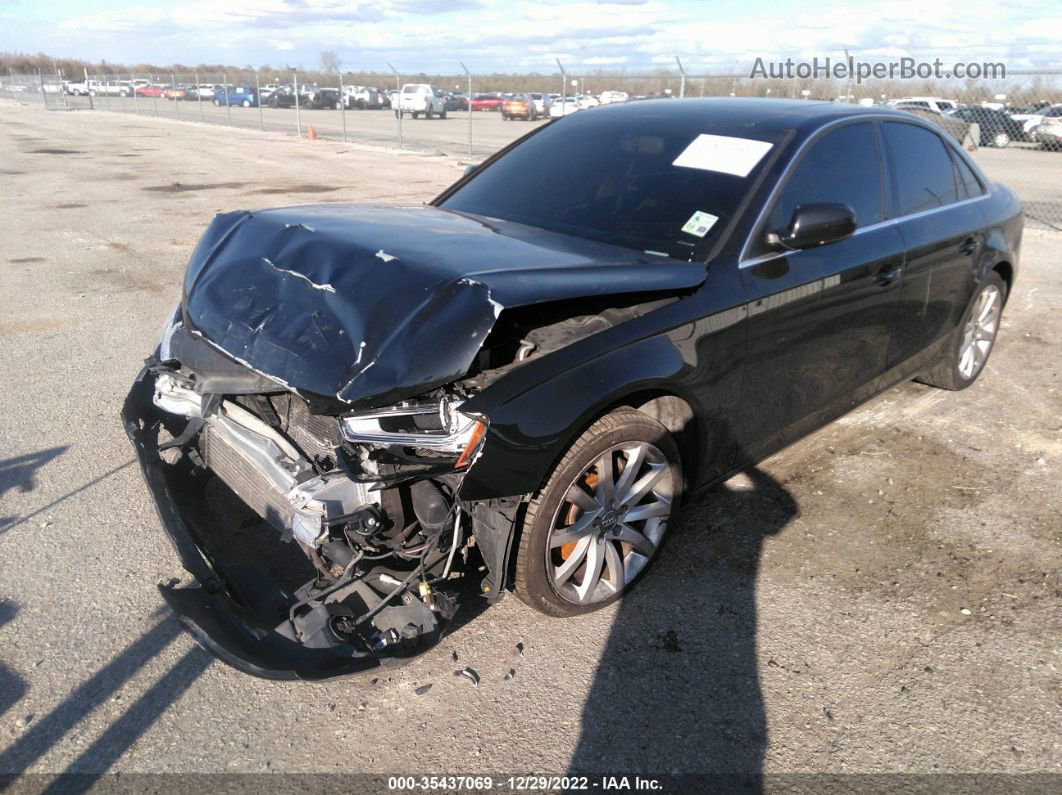 2013 Audi A4 Premium Plus Black vin: WAUFFAFL1DN004824