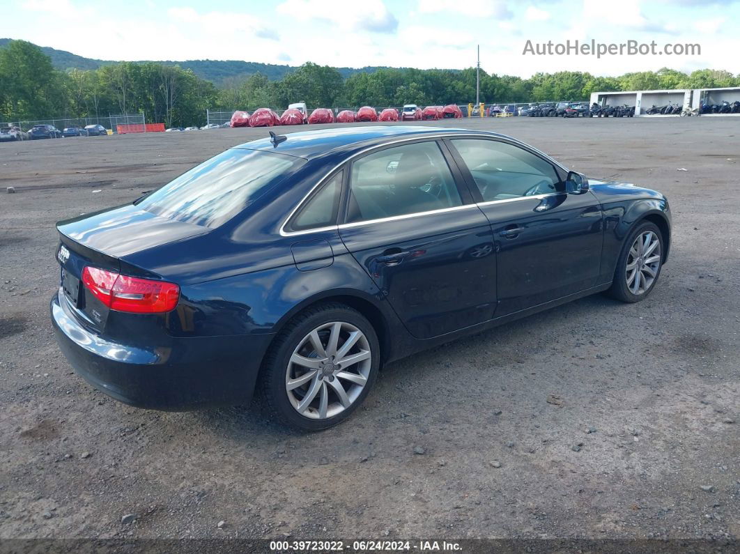 2013 Audi A4 2.0t Premium Black vin: WAUFFAFL1DN012938