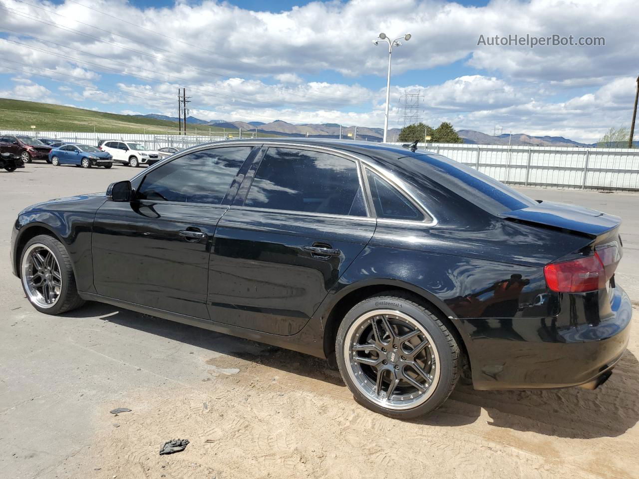 2013 Audi A4 Premium Plus Black vin: WAUFFAFL1DN018562