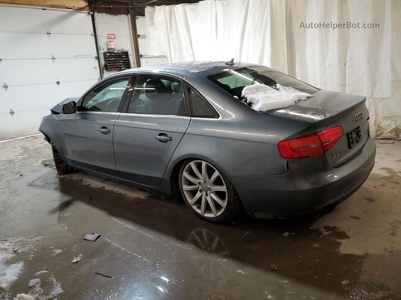 2013 Audi A4 Premium Plus Gray vin: WAUFFAFL1DN032624