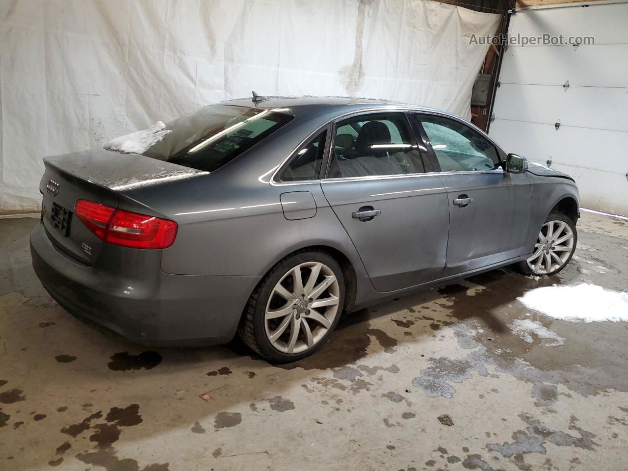 2013 Audi A4 Premium Plus Gray vin: WAUFFAFL1DN032624