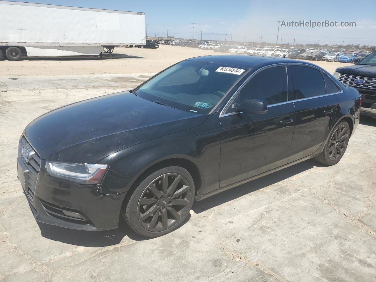 2013 Audi A4 Premium Plus Black vin: WAUFFAFL1DN034535