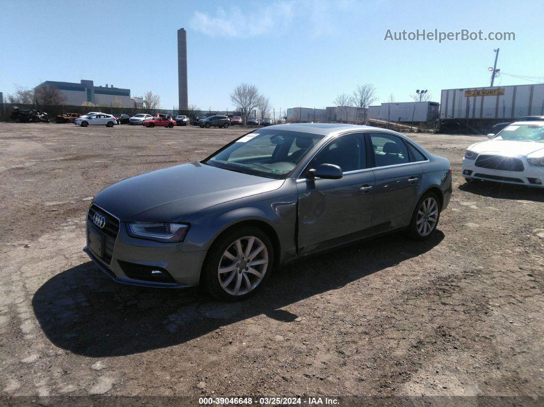 2013 Audi A4 2.0t Premium Gray vin: WAUFFAFL1DN041226