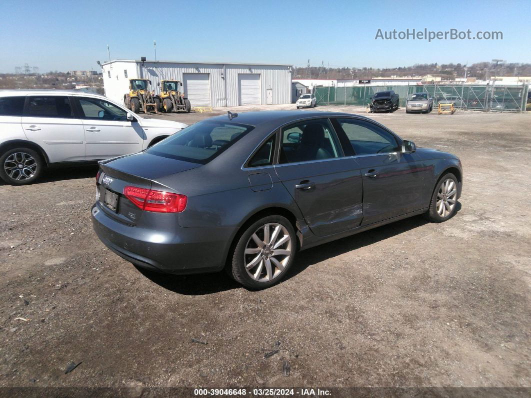 2013 Audi A4 2.0t Premium Gray vin: WAUFFAFL1DN041226