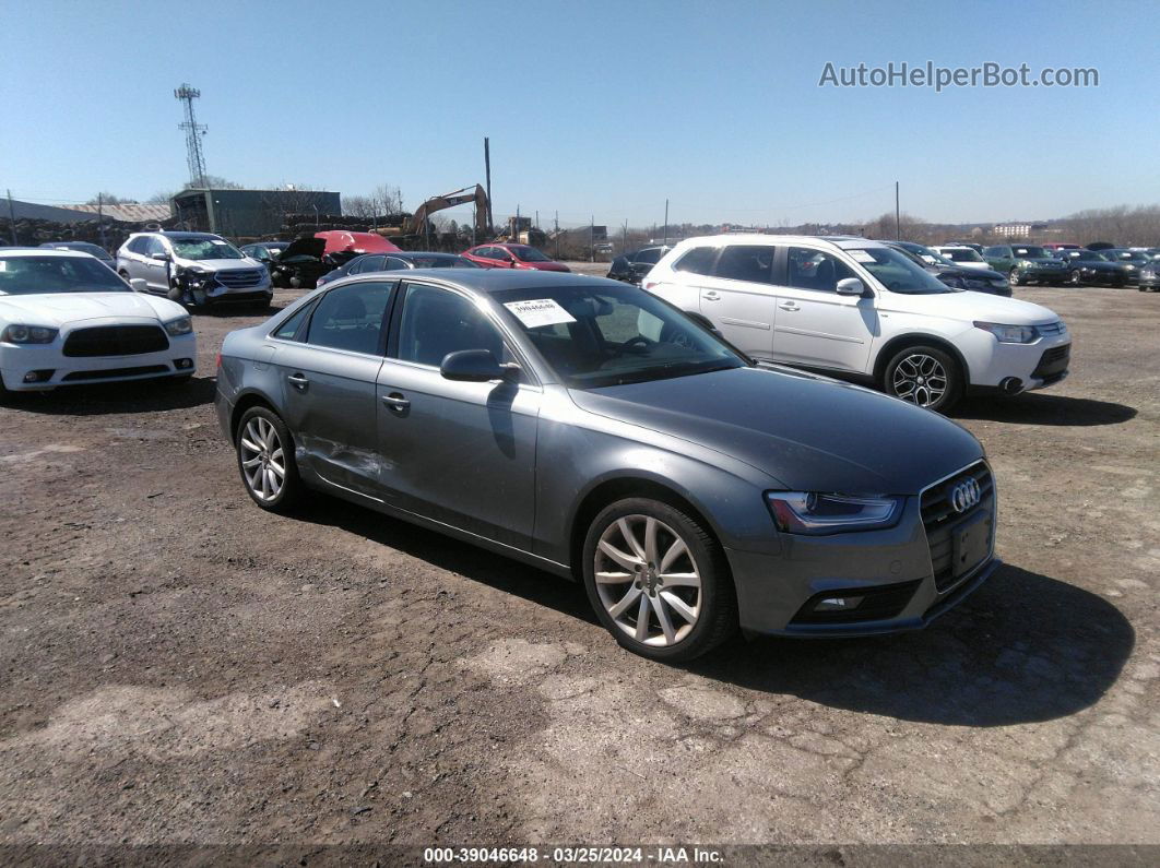 2013 Audi A4 2.0t Premium Gray vin: WAUFFAFL1DN041226