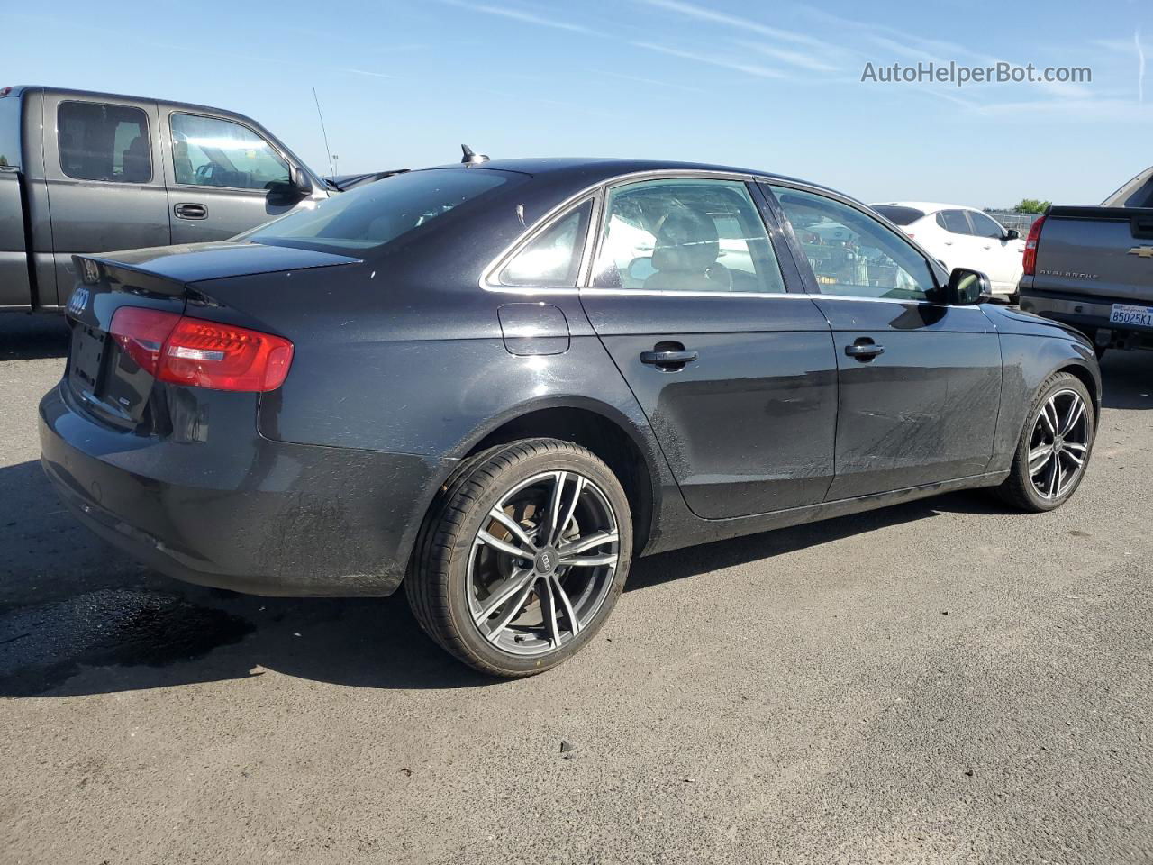 2013 Audi A4 Premium Plus Black vin: WAUFFAFL1DN043851