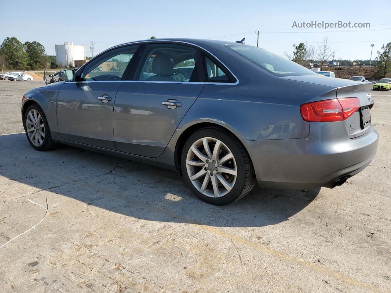 2013 Audi A4 Premium Plus Gray vin: WAUFFAFL1DN047348