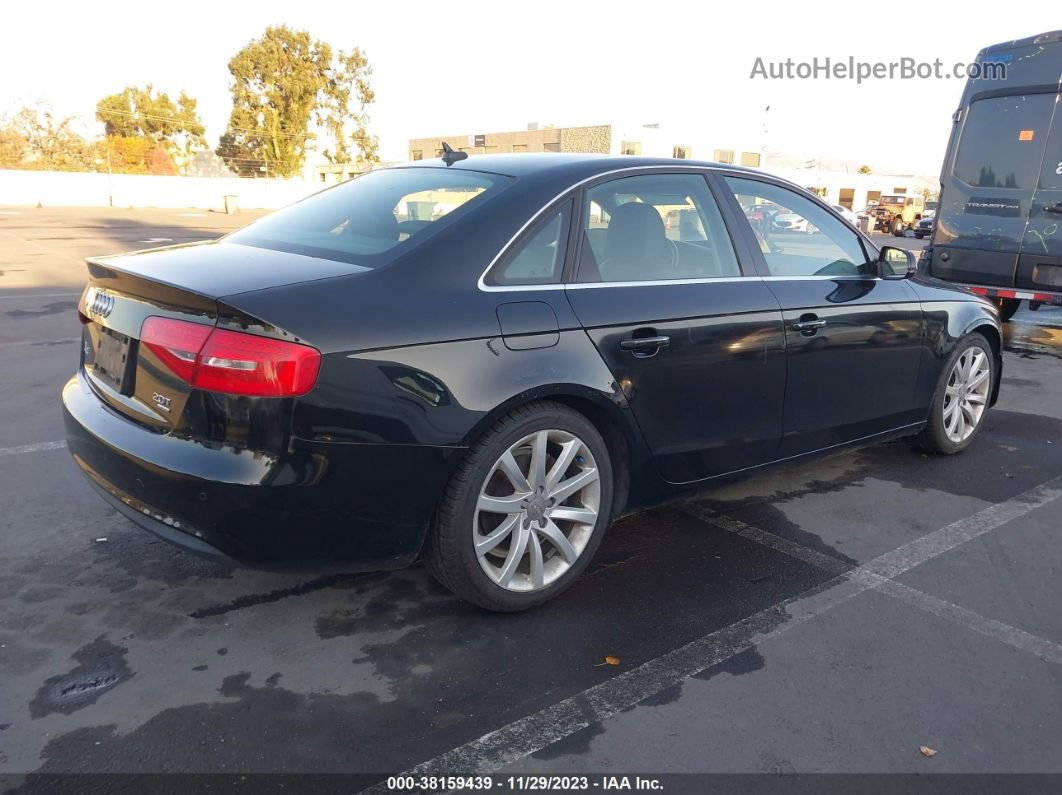 2013 Audi A4 2.0t Premium Black vin: WAUFFAFL2DN005044