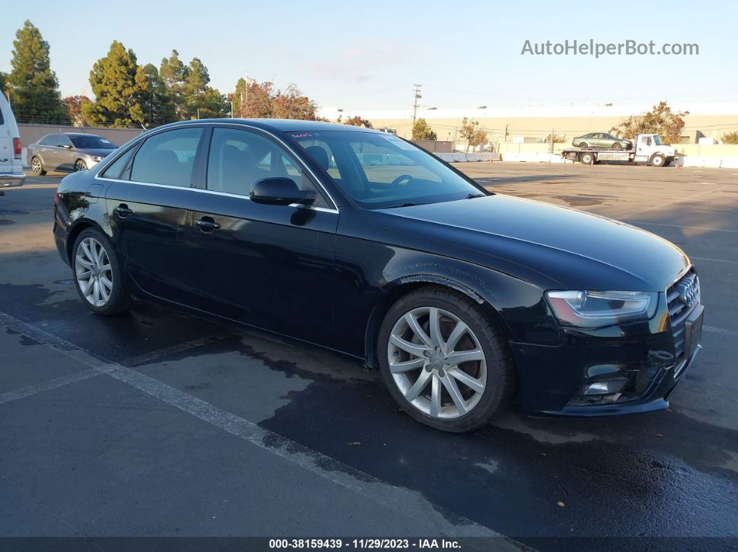 2013 Audi A4 2.0t Premium Black vin: WAUFFAFL2DN005044