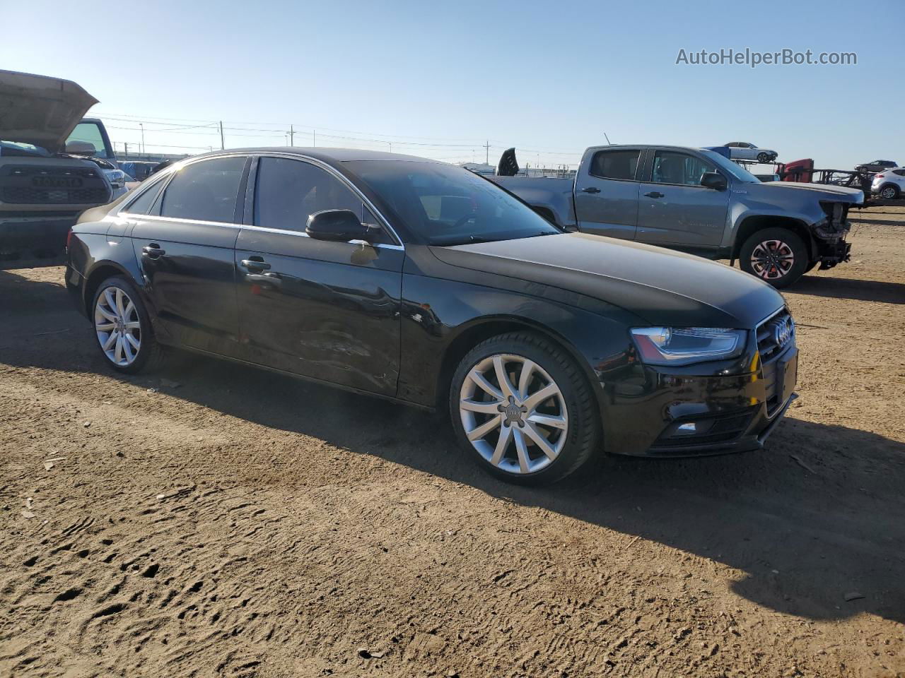 2013 Audi A4 Premium Plus Черный vin: WAUFFAFL2DN009031