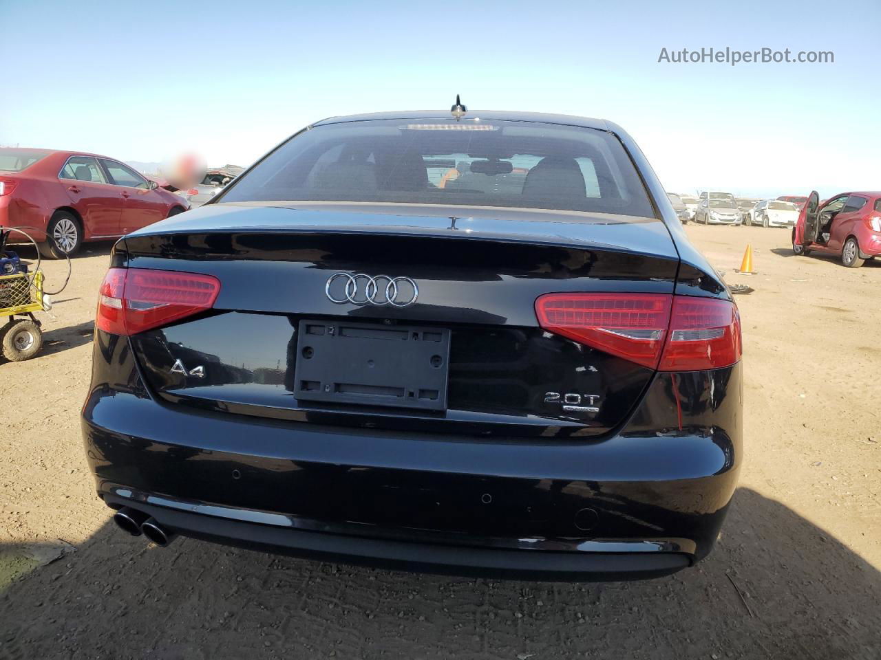 2013 Audi A4 Premium Plus Black vin: WAUFFAFL2DN009031