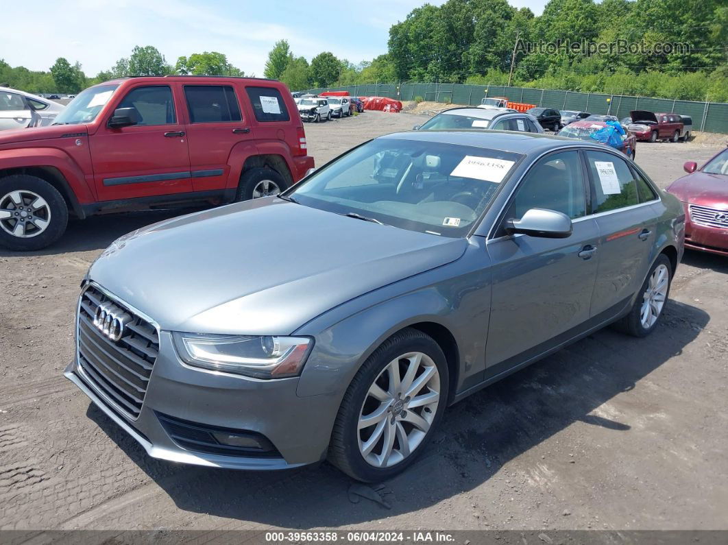 2013 Audi A4 2.0t Premium Gray vin: WAUFFAFL2DN020336