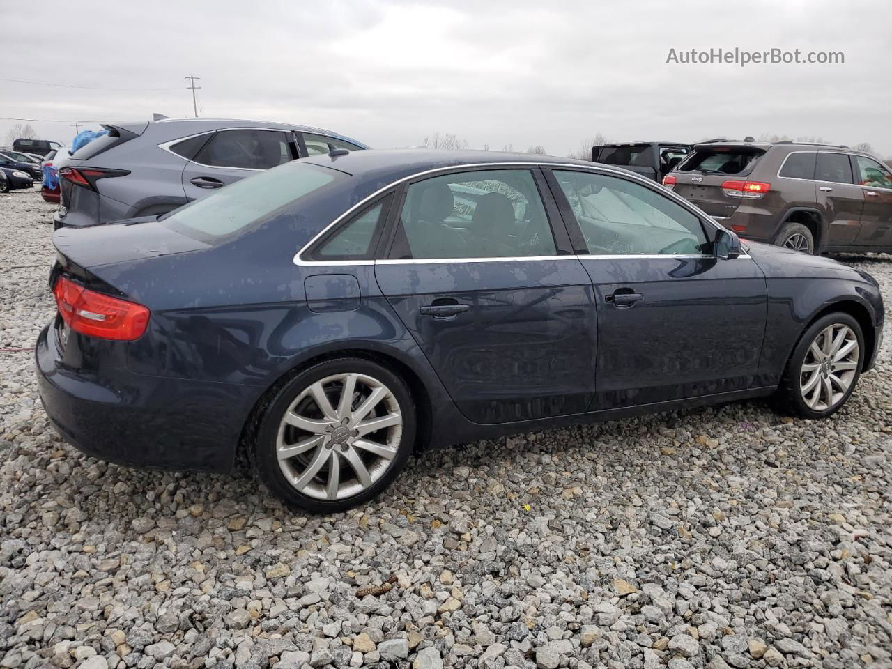 2013 Audi A4 Premium Plus Blue vin: WAUFFAFL2DN033765