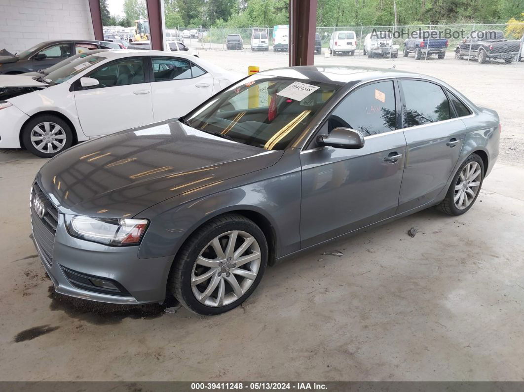 2013 Audi A4 2.0t Premium Gray vin: WAUFFAFL2DN038271