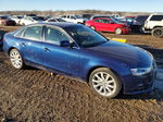 2013 Audi A4 Premium Plus Blue vin: WAUFFAFL2DN048945