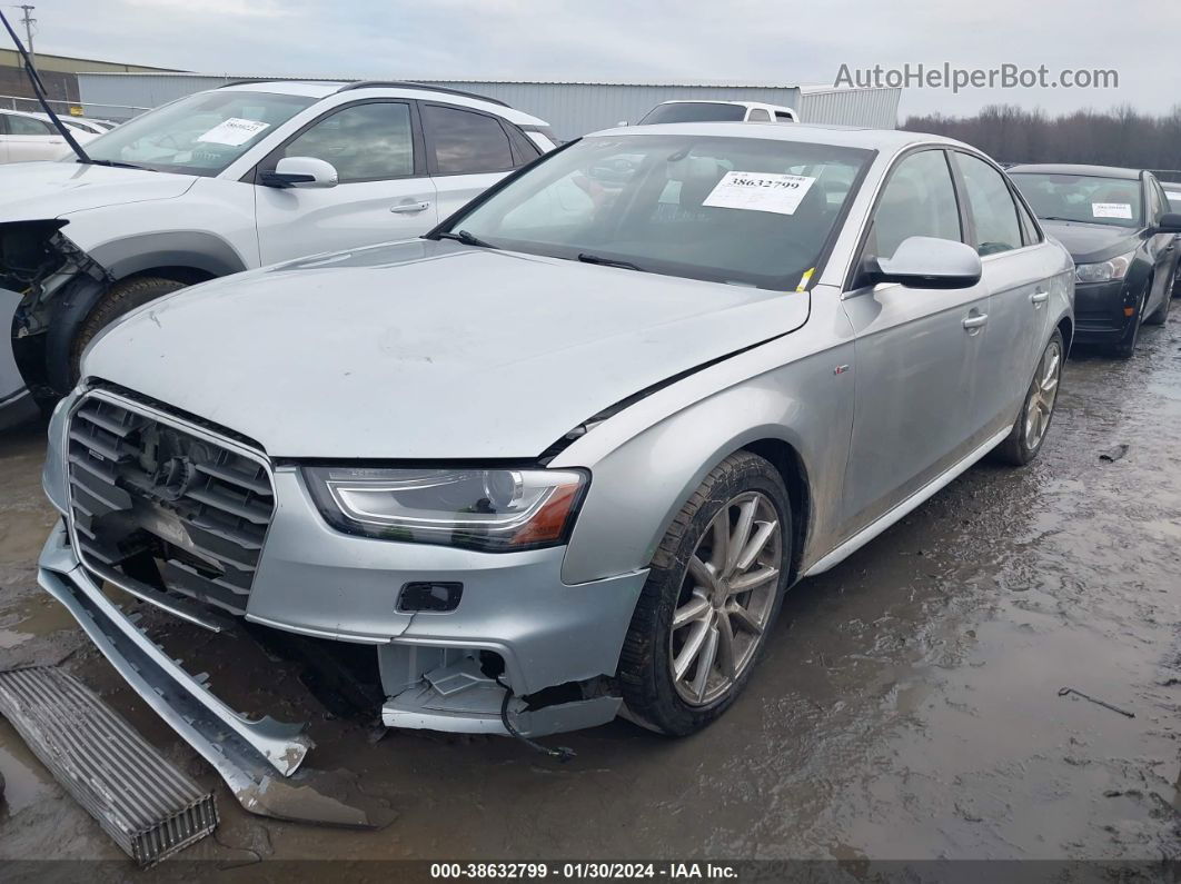 2014 Audi A4 2.0t Premium Silver vin: WAUFFAFL2EN033508