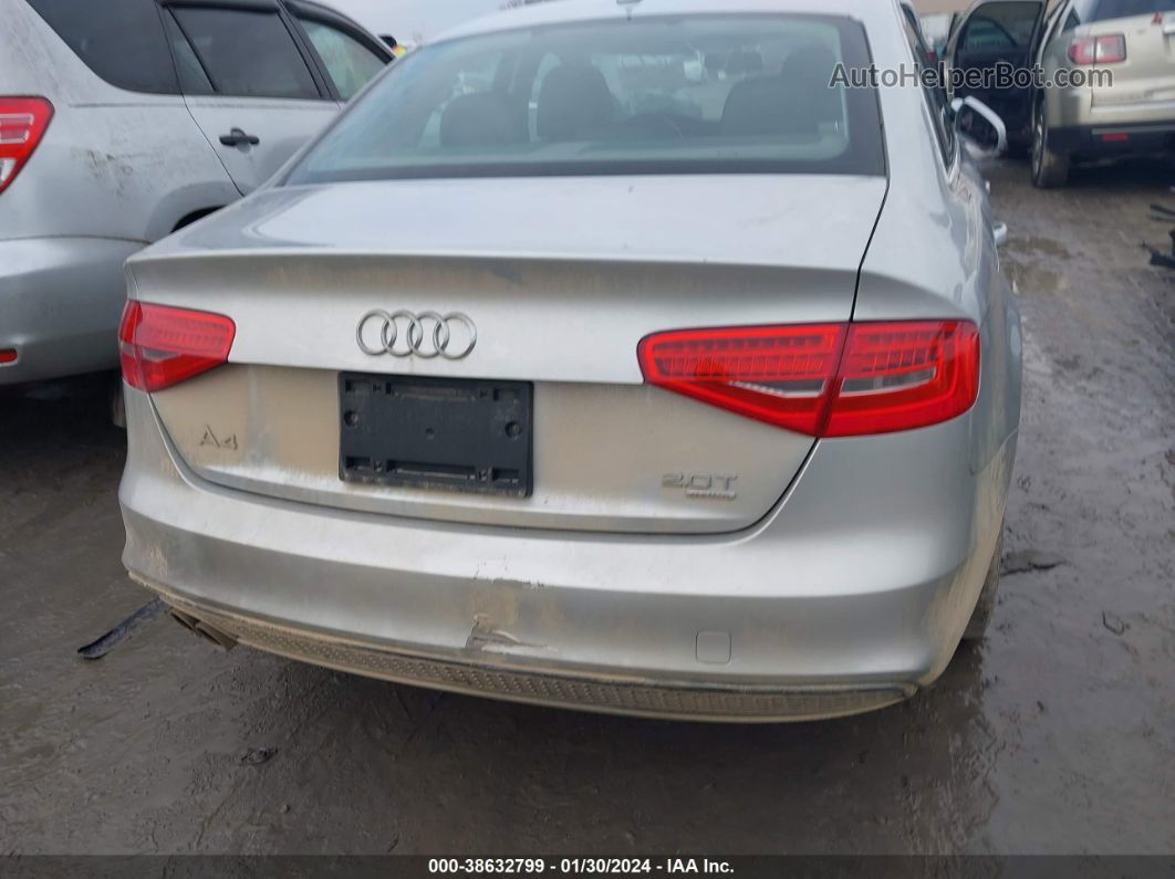 2014 Audi A4 2.0t Premium Silver vin: WAUFFAFL2EN033508