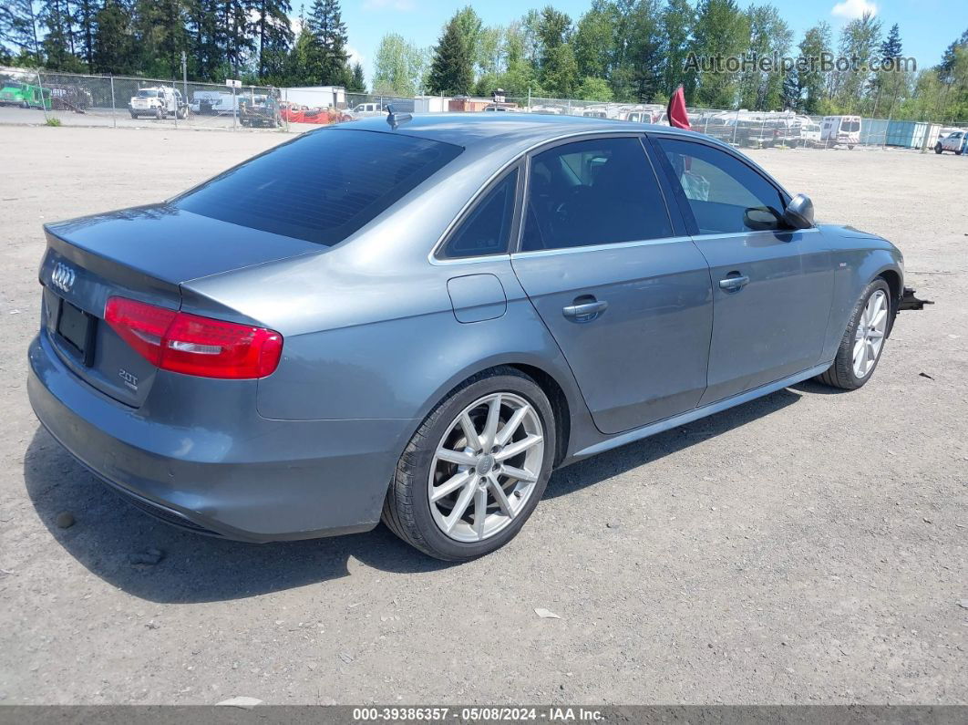 2014 Audi A4 2.0t Premium Синий vin: WAUFFAFL2EN042757