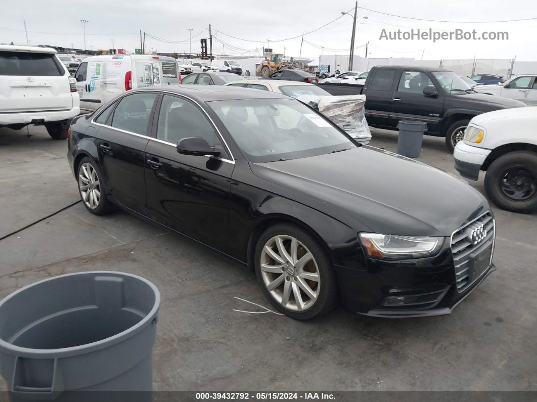 2013 Audi A4 2.0t Premium Black vin: WAUFFAFL3DA142887