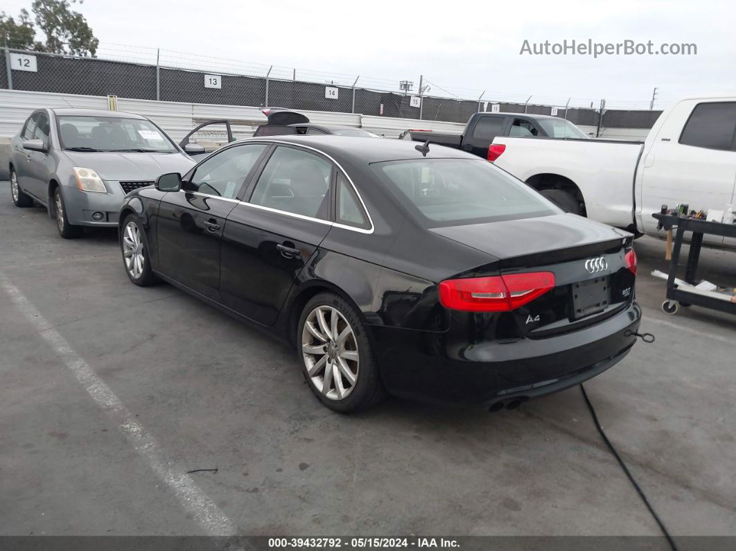 2013 Audi A4 2.0t Premium Black vin: WAUFFAFL3DA142887