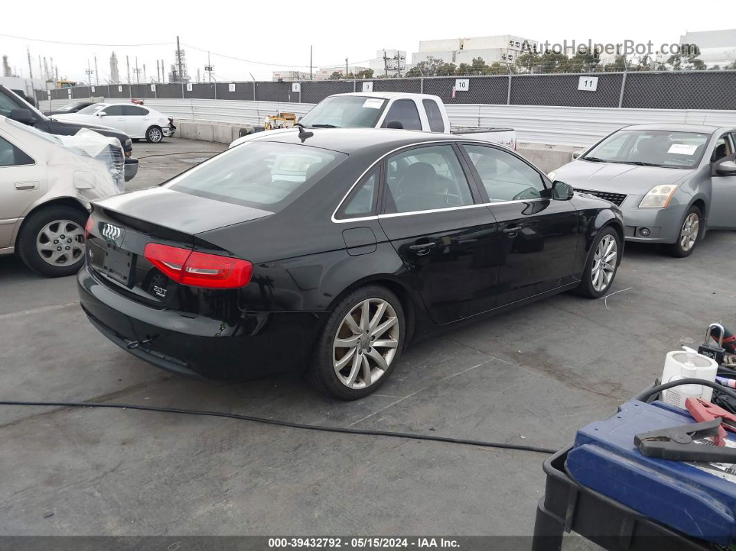 2013 Audi A4 2.0t Premium Black vin: WAUFFAFL3DA142887