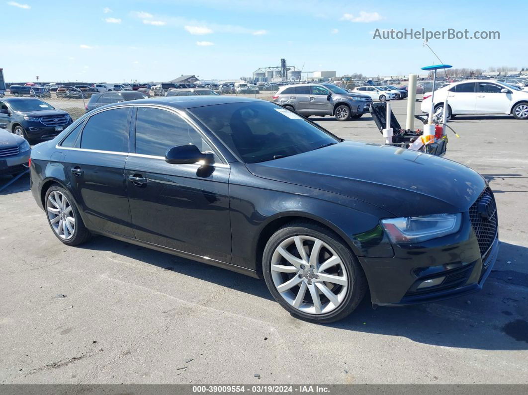 2013 Audi A4 2.0t Premium Black vin: WAUFFAFL3DN004601