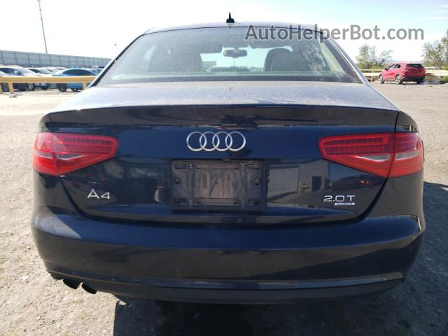 2013 Audi A4 Premium Plus Blue vin: WAUFFAFL3DN020877