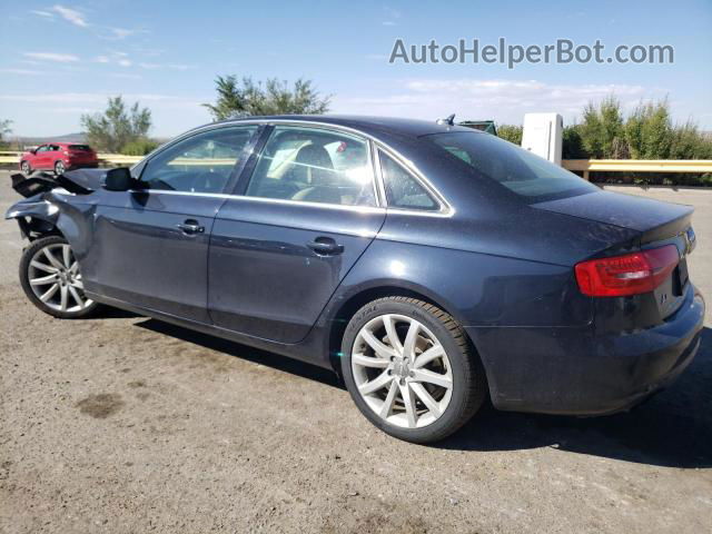 2013 Audi A4 Premium Plus Blue vin: WAUFFAFL3DN020877