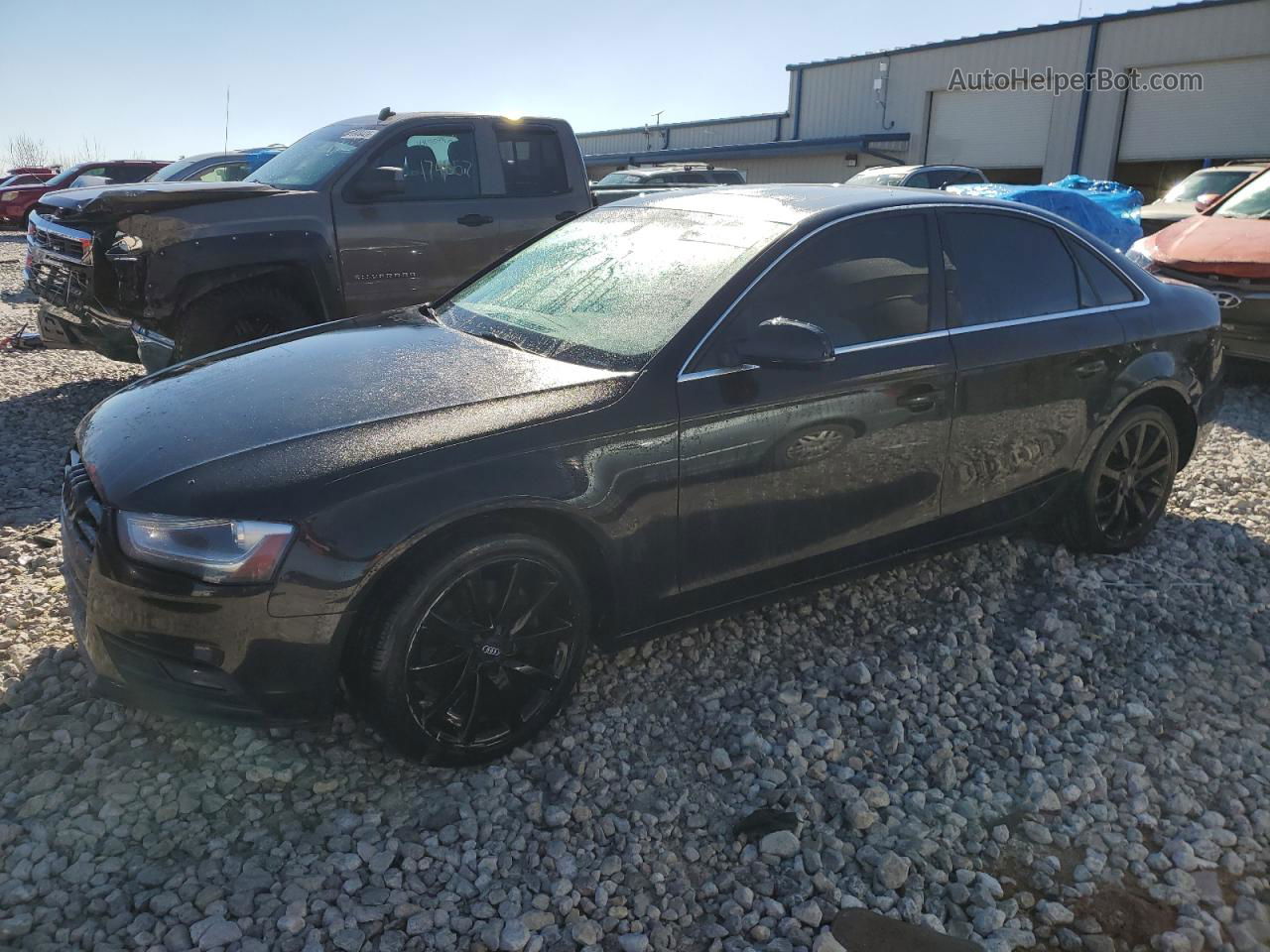 2013 Audi A4 Premium Plus Black vin: WAUFFAFL3DN037274