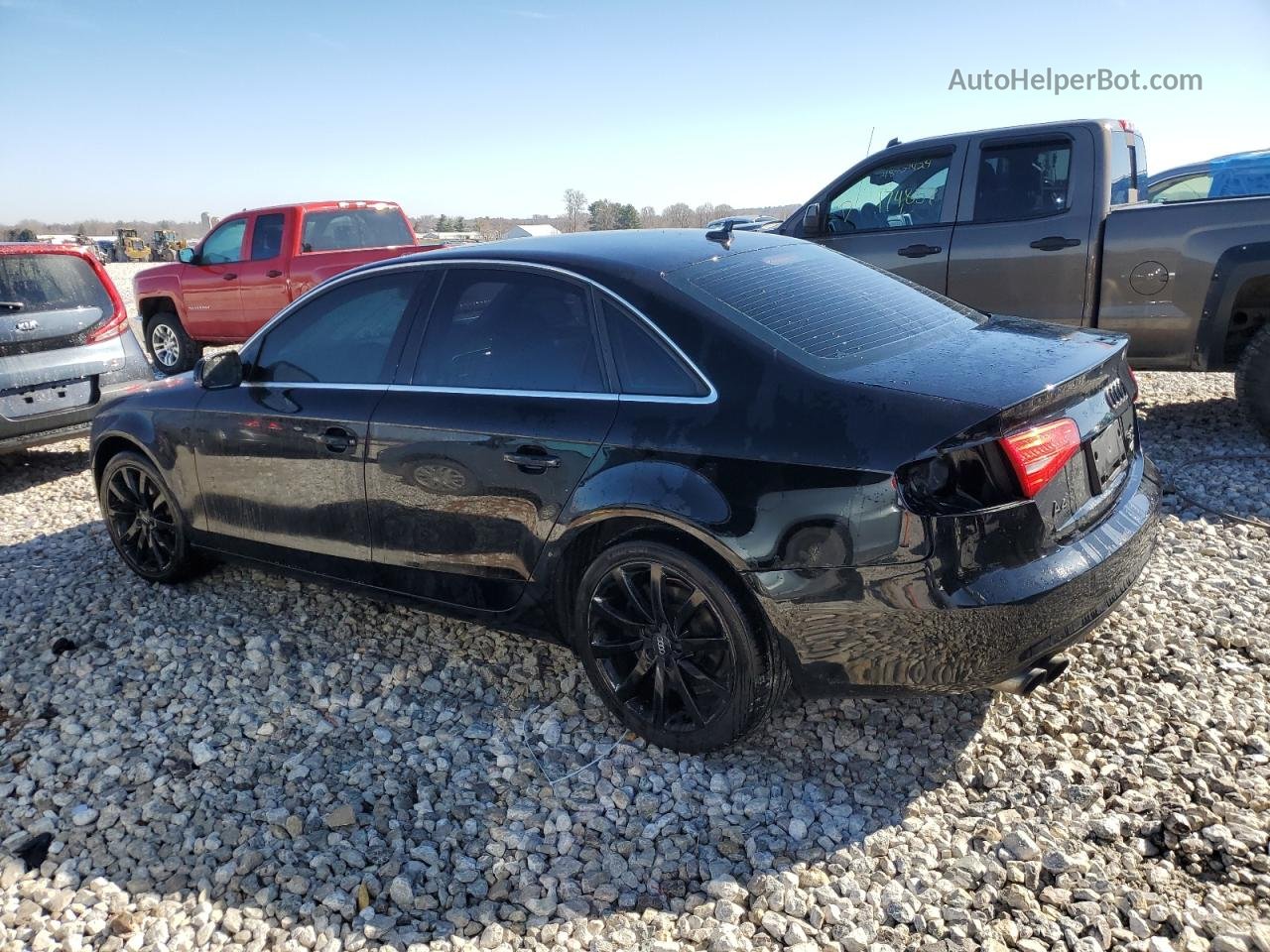 2013 Audi A4 Premium Plus Black vin: WAUFFAFL3DN037274