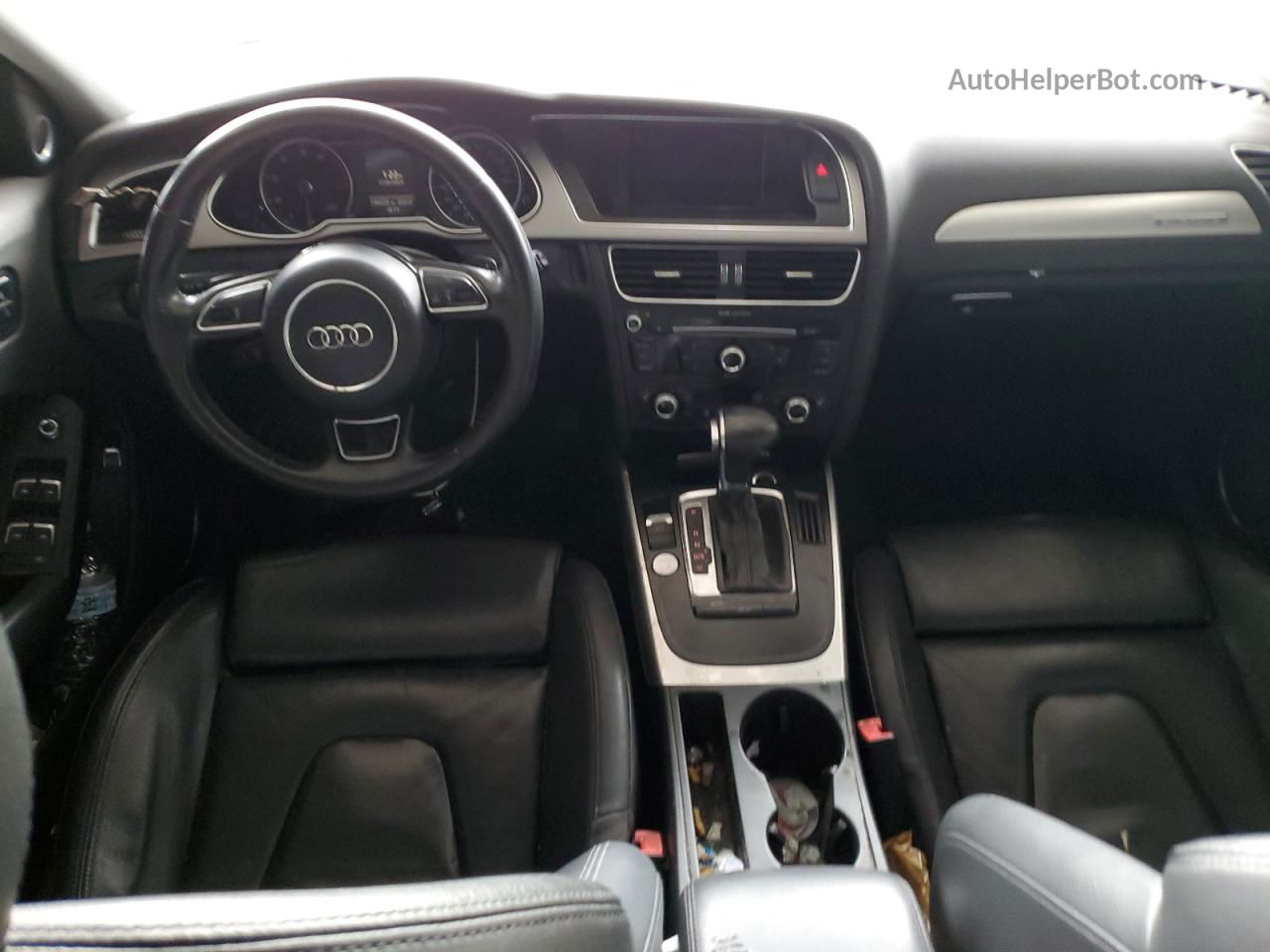 2013 Audi A4 Premium Plus White vin: WAUFFAFL3DN038408