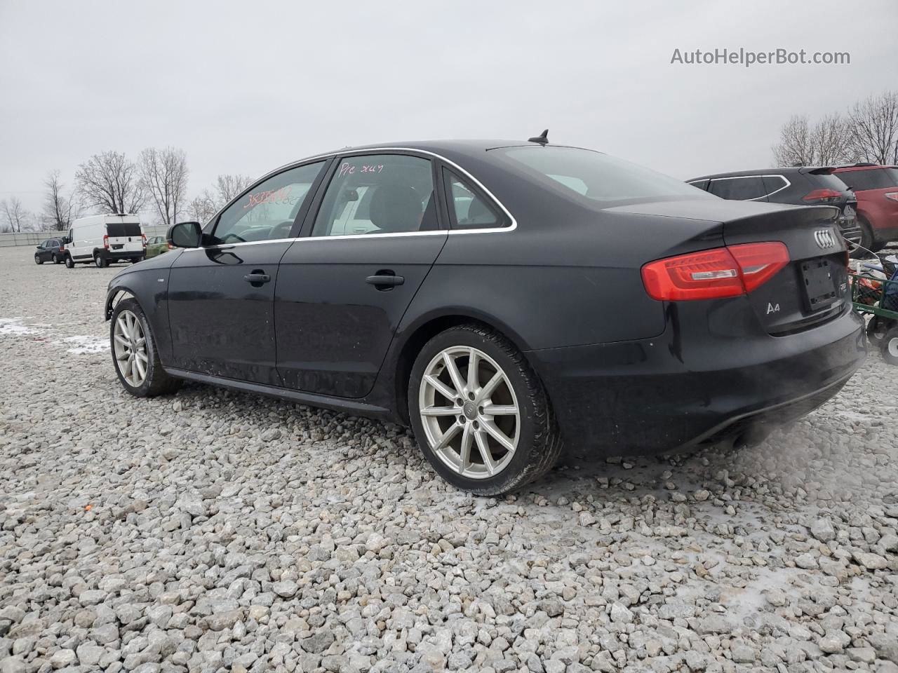 2014 Audi A4 Premium Plus Black vin: WAUFFAFL3EN021030