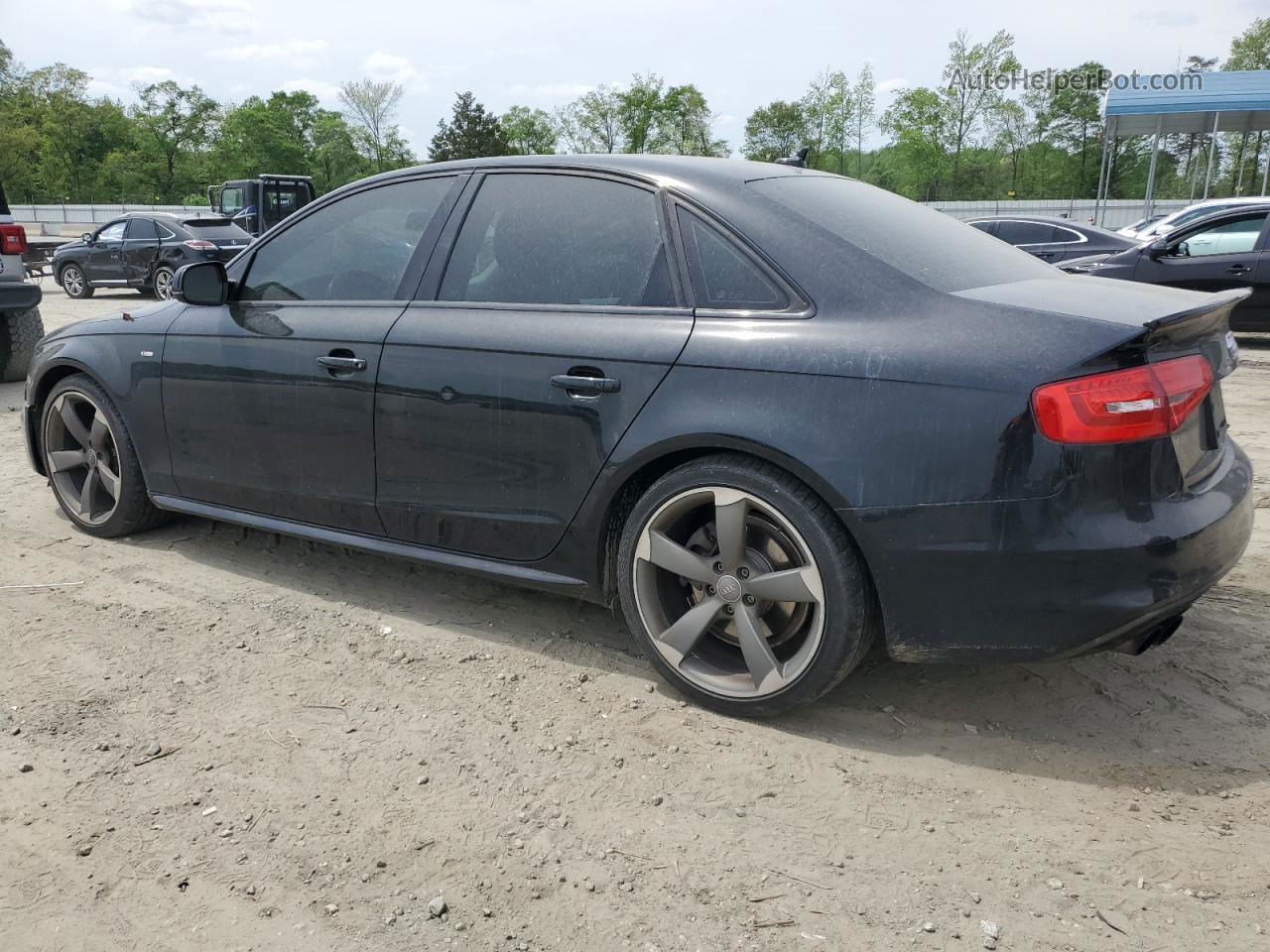 2014 Audi A4 Premium Plus Black vin: WAUFFAFL3EN037907