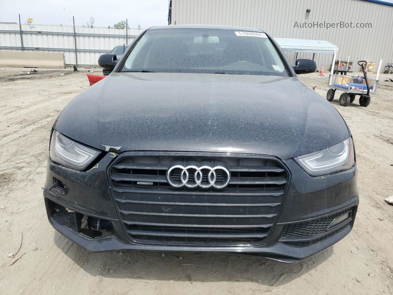 2014 Audi A4 Premium Plus Black vin: WAUFFAFL3EN037907