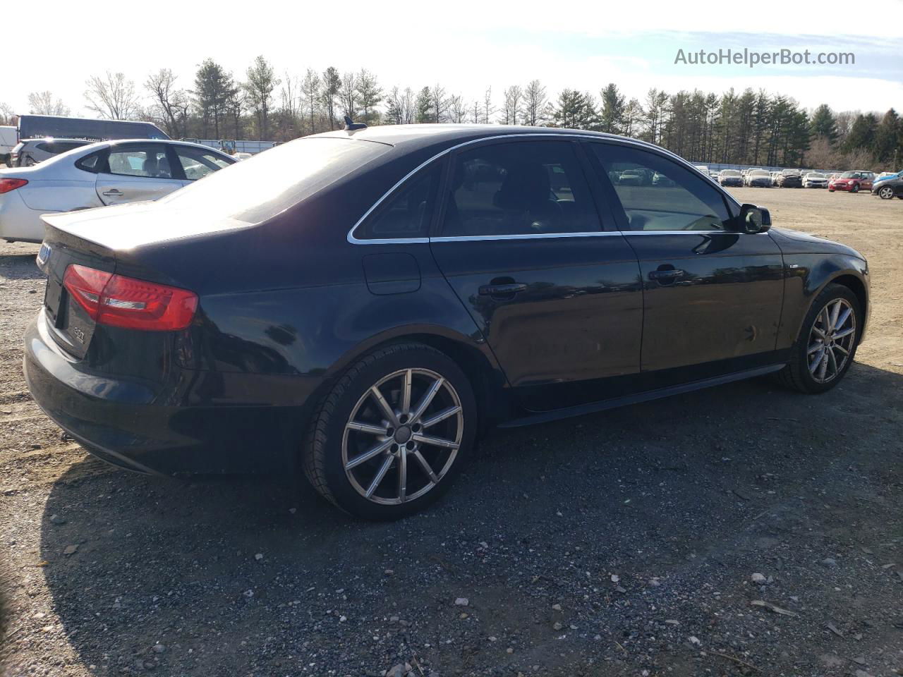 2014 Audi A4 Premium Plus Black vin: WAUFFAFL3EN038586