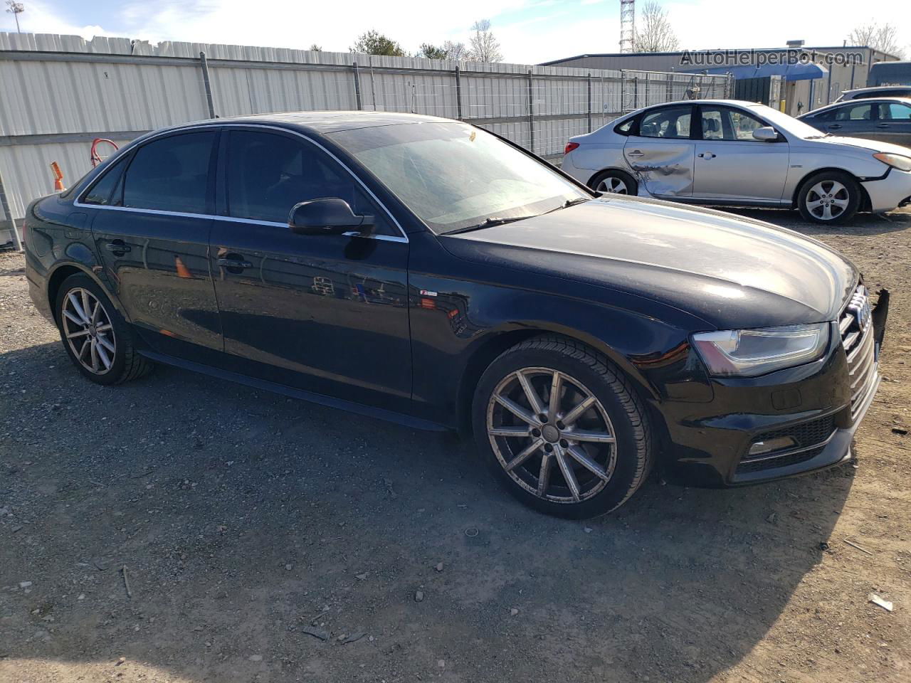 2014 Audi A4 Premium Plus Black vin: WAUFFAFL3EN038586