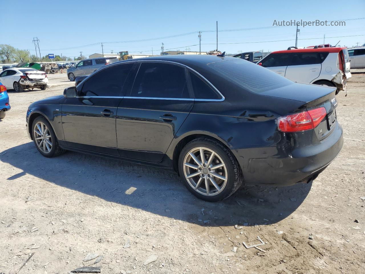 2014 Audi A4 Premium Plus Black vin: WAUFFAFL3EN044016