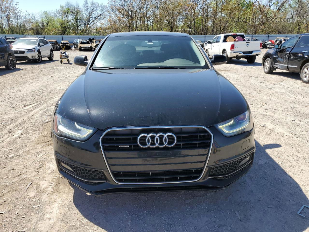 2014 Audi A4 Premium Plus Black vin: WAUFFAFL3EN044016