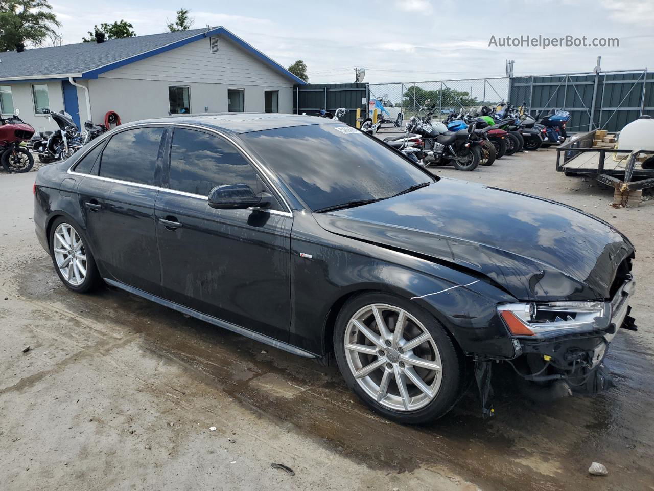 2016 Audi A4 Premium Plus S-line Black vin: WAUFFAFL3GN001427