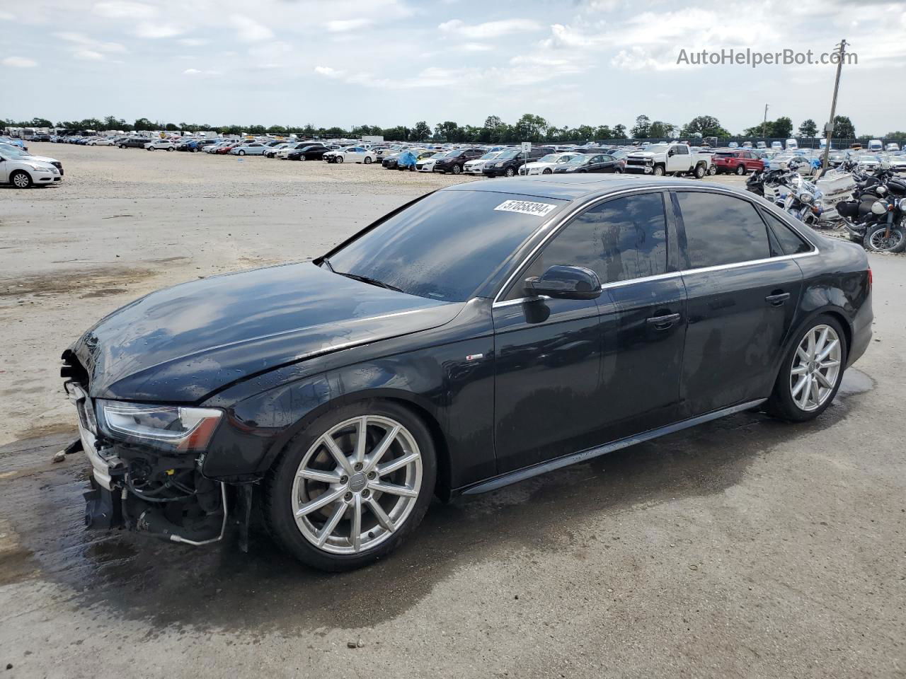 2016 Audi A4 Premium Plus S-line Black vin: WAUFFAFL3GN001427