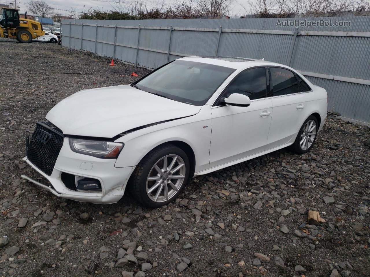 2016 Audi A4 Premium Plus S-line White vin: WAUFFAFL3GN002853