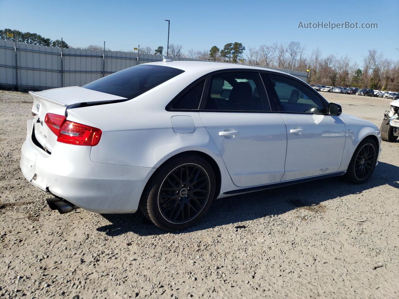 2016 Audi A4 Premium Plus S-line White vin: WAUFFAFL3GN003078