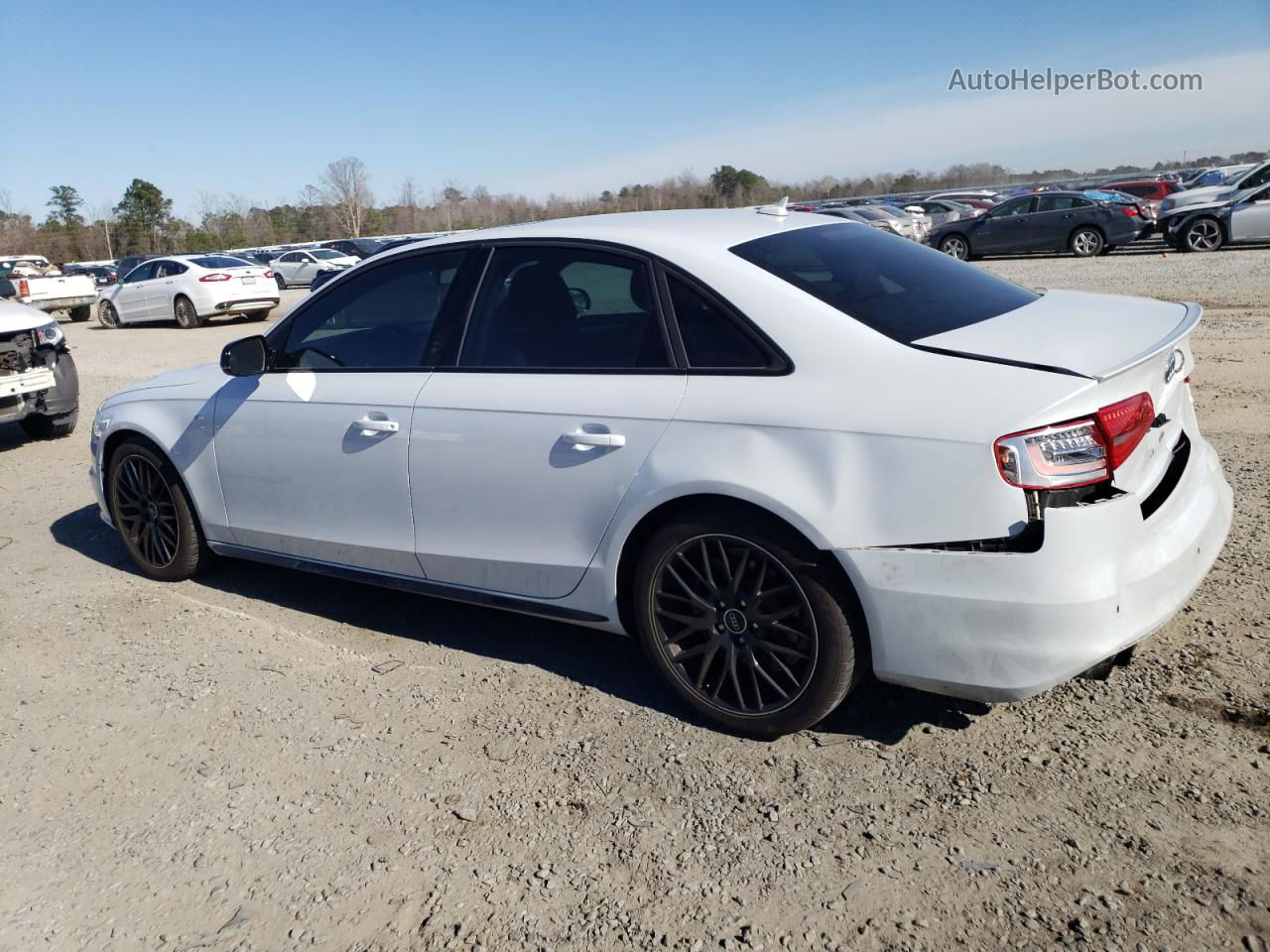 2016 Audi A4 Premium Plus S-line White vin: WAUFFAFL3GN003078