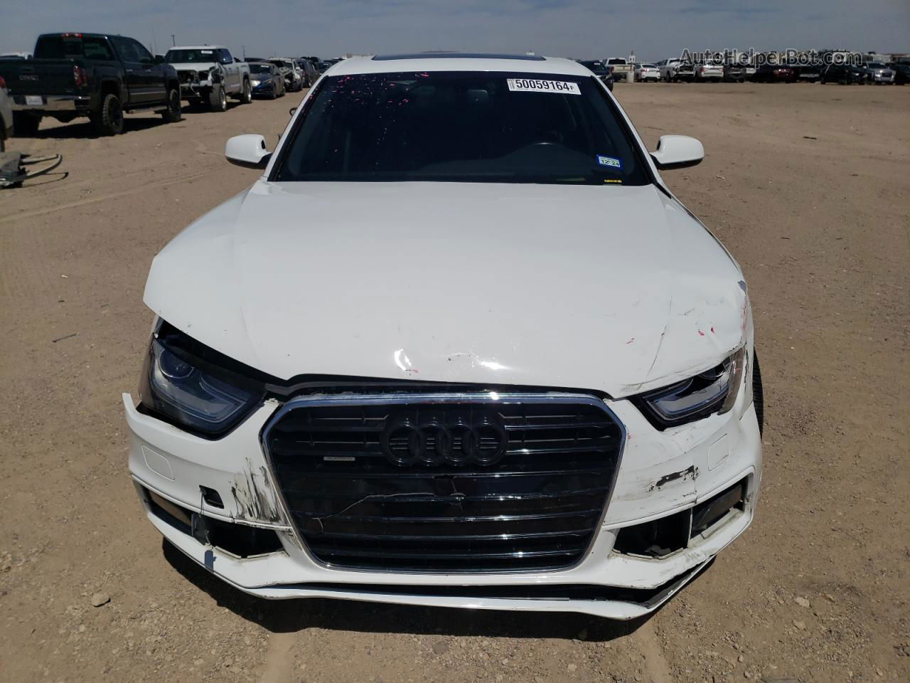 2016 Audi A4 Premium Plus S-line White vin: WAUFFAFL3GN007227